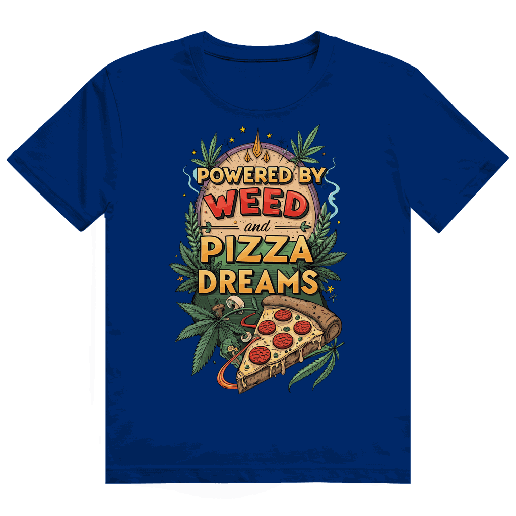 Heavy Cotton T-Shirt - Powered by Weed | Division420®