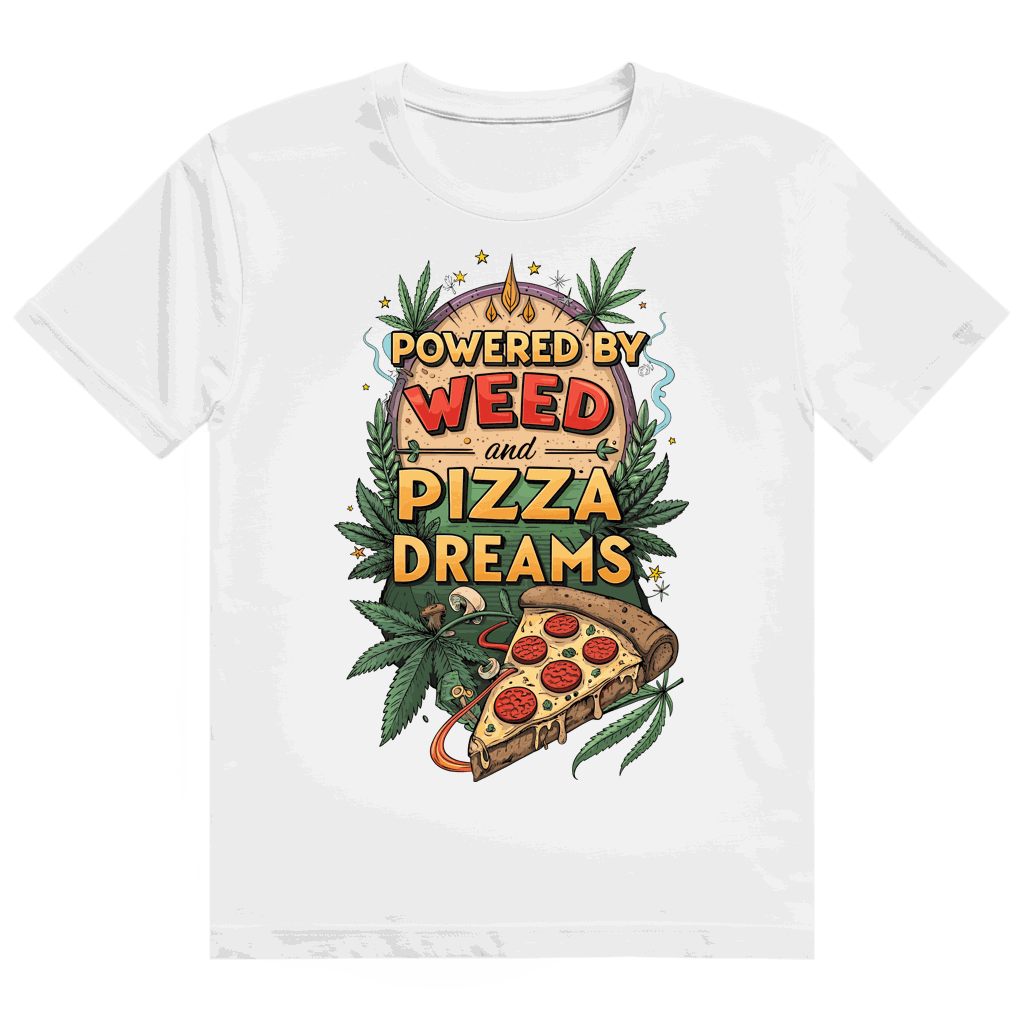 Division420 Heavy Cotton T-Shirt in Weiß mit stabilem Rippkragen und modernem Tubular Fit