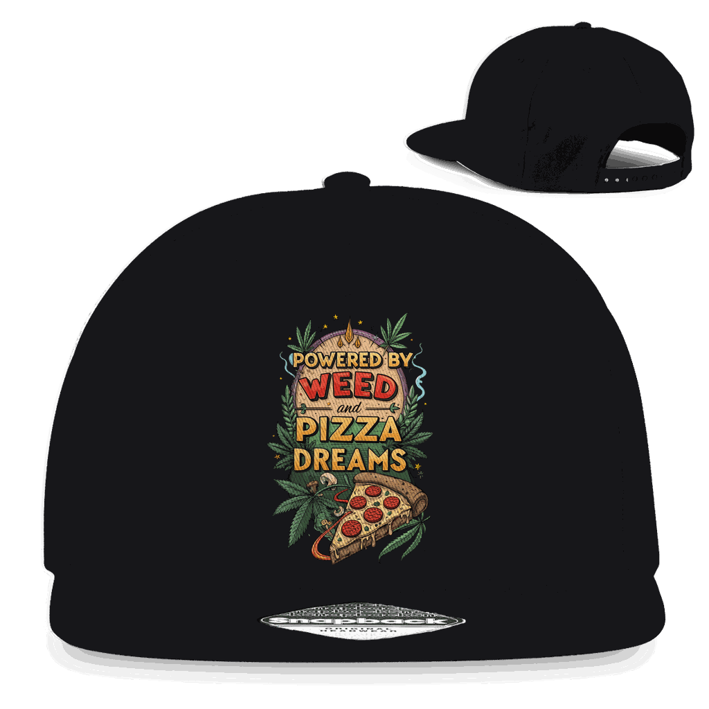 Snapback Rapper Cap - Powered by Weed | Division420®