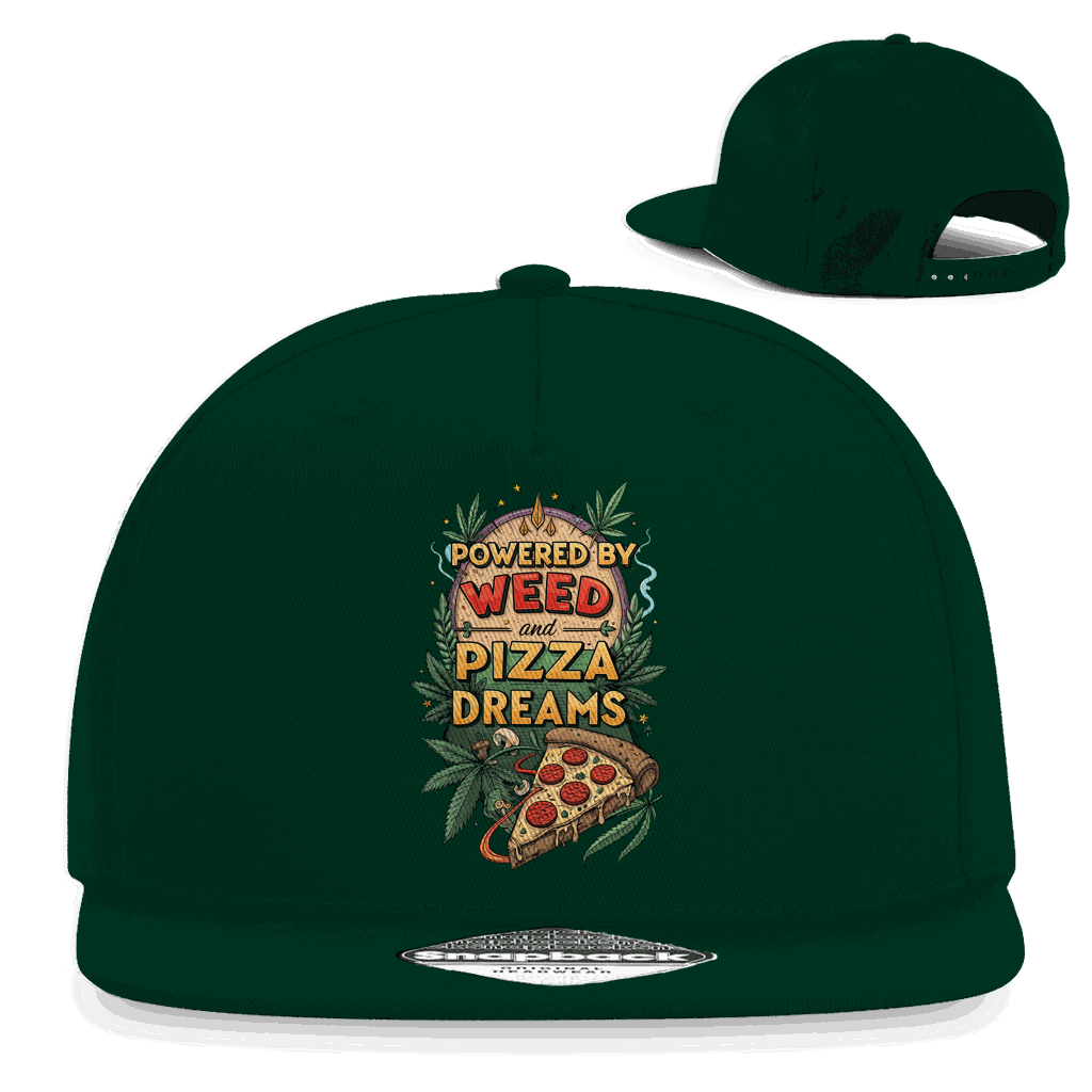 Snapback Rapper Cap - Powered by Weed | Division420®