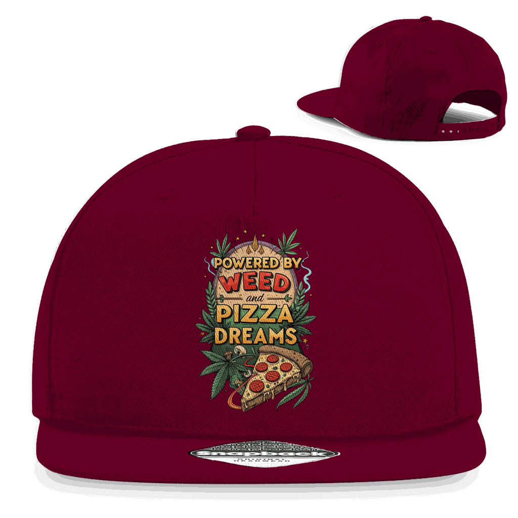 Snapback Rapper Cap - Powered by Weed | Division420®