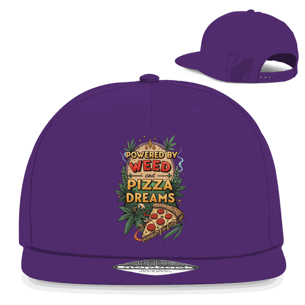 Snapback Rapper Cap - Powered by Weed | Division420®