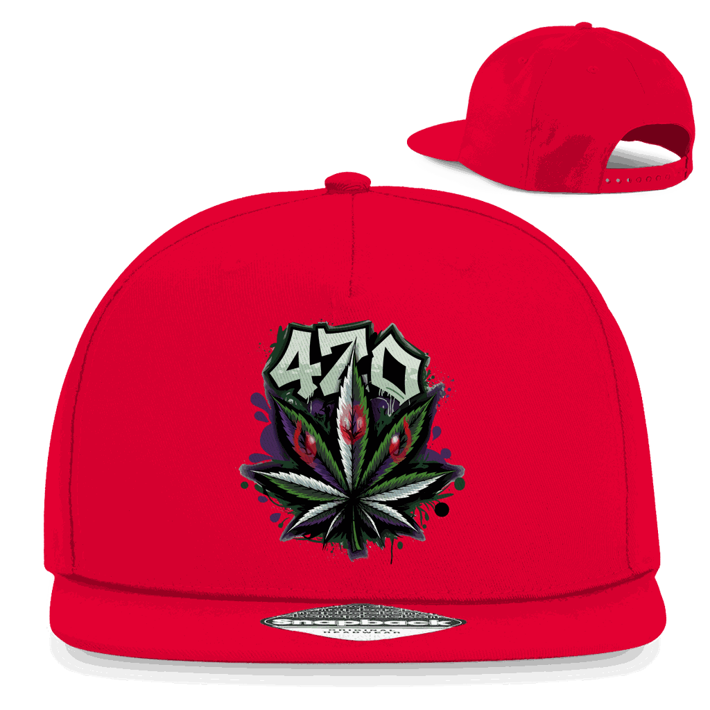 Snapback Rapper Cap - 420 Print | Division420®