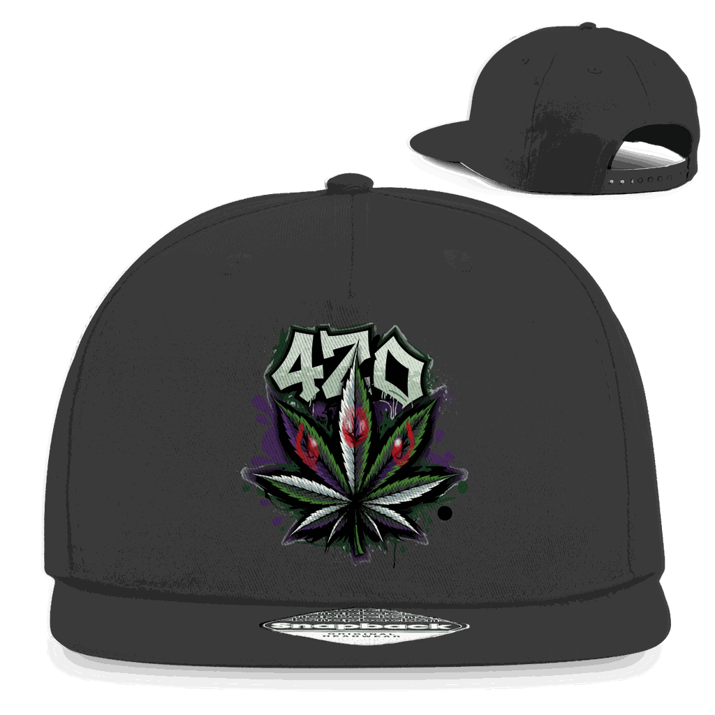 Snapback Rapper Cap - 420 Print | Division420®