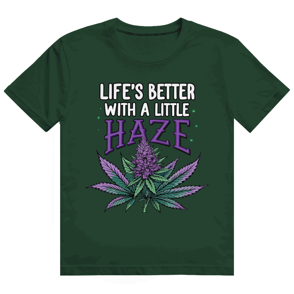 Heavy Cotton T-Shirt - Life is better with a little Haze | Division420®