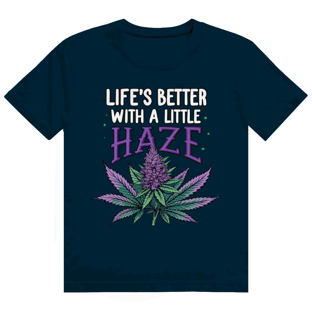 Heavy Cotton T-Shirt - Life is better with a little Haze | Division420®