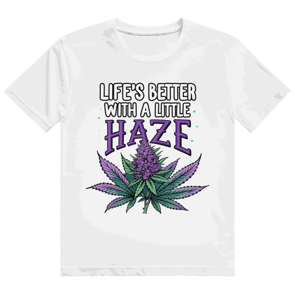 Heavy Cotton T-Shirt - Life is better with a little Haze | Division420®