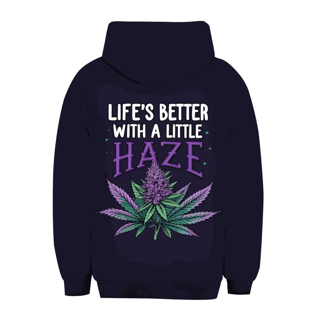 Unisex Oversize Hoodie - Life is better with a little Haze | Division420®
