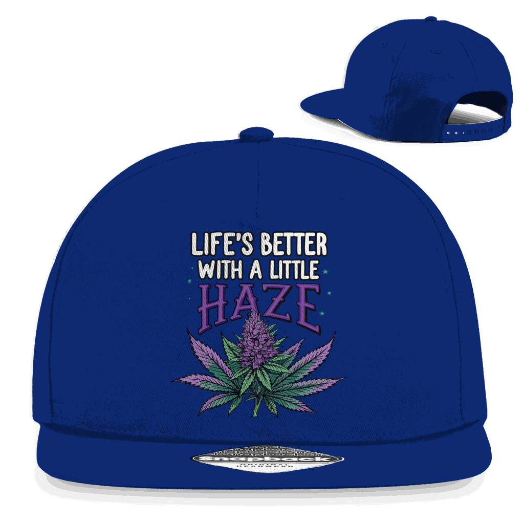 Snapback Rapper Cap - Life is better with a little Haze | Division420®