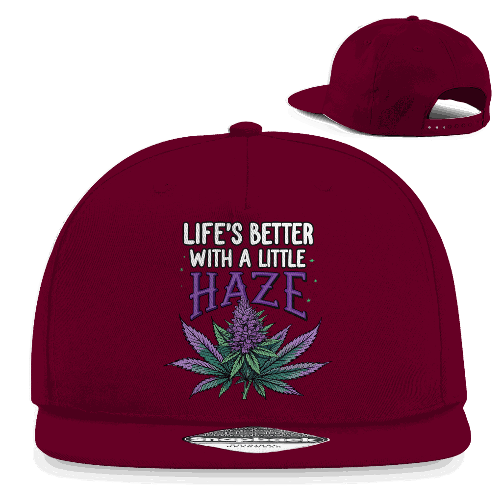 Snapback Rapper Cap - Life is better with a little Haze | Division420®