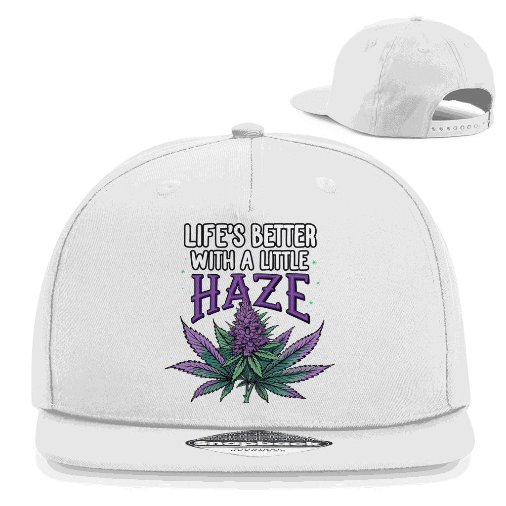 Snapback Rapper Cap - Life is better with a little Haze | Division420®
