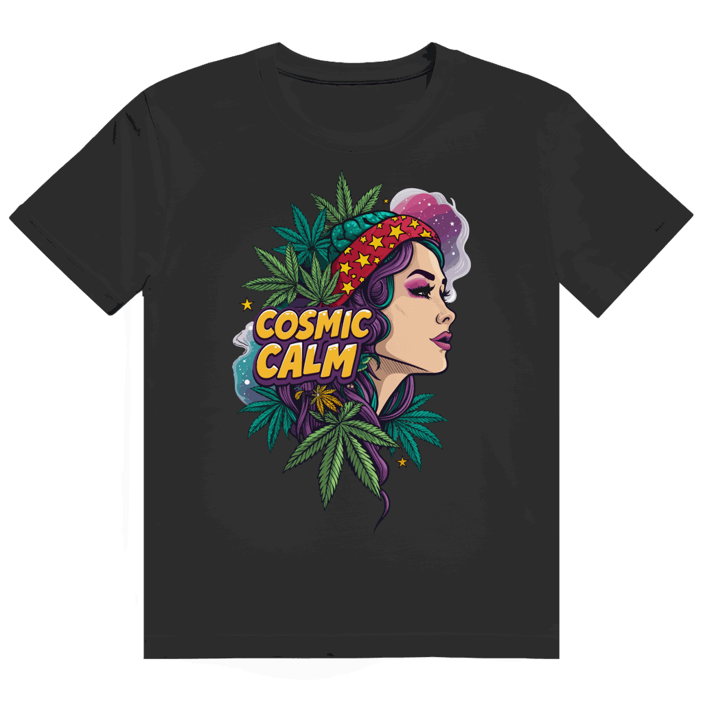 Division420 Heavy Cotton T-Shirt Cosmic Calm in modernem Tubular Fit aus nachhaltiger Baumwolle
