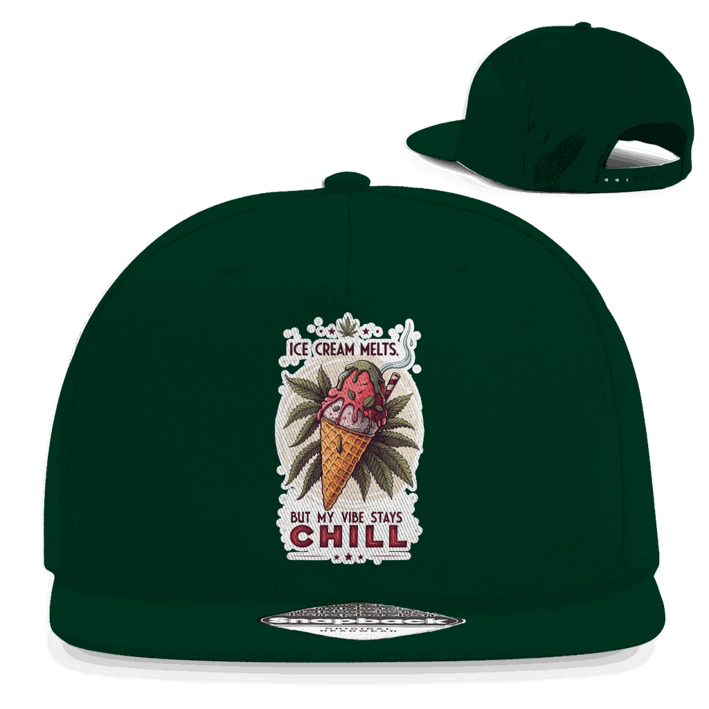 Snapback Rapper Cap - Ice Cream melts | Division420®