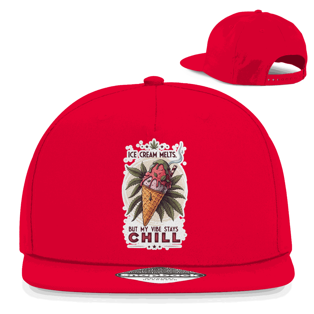 Snapback Rapper Cap - Ice Cream melts | Division420®
