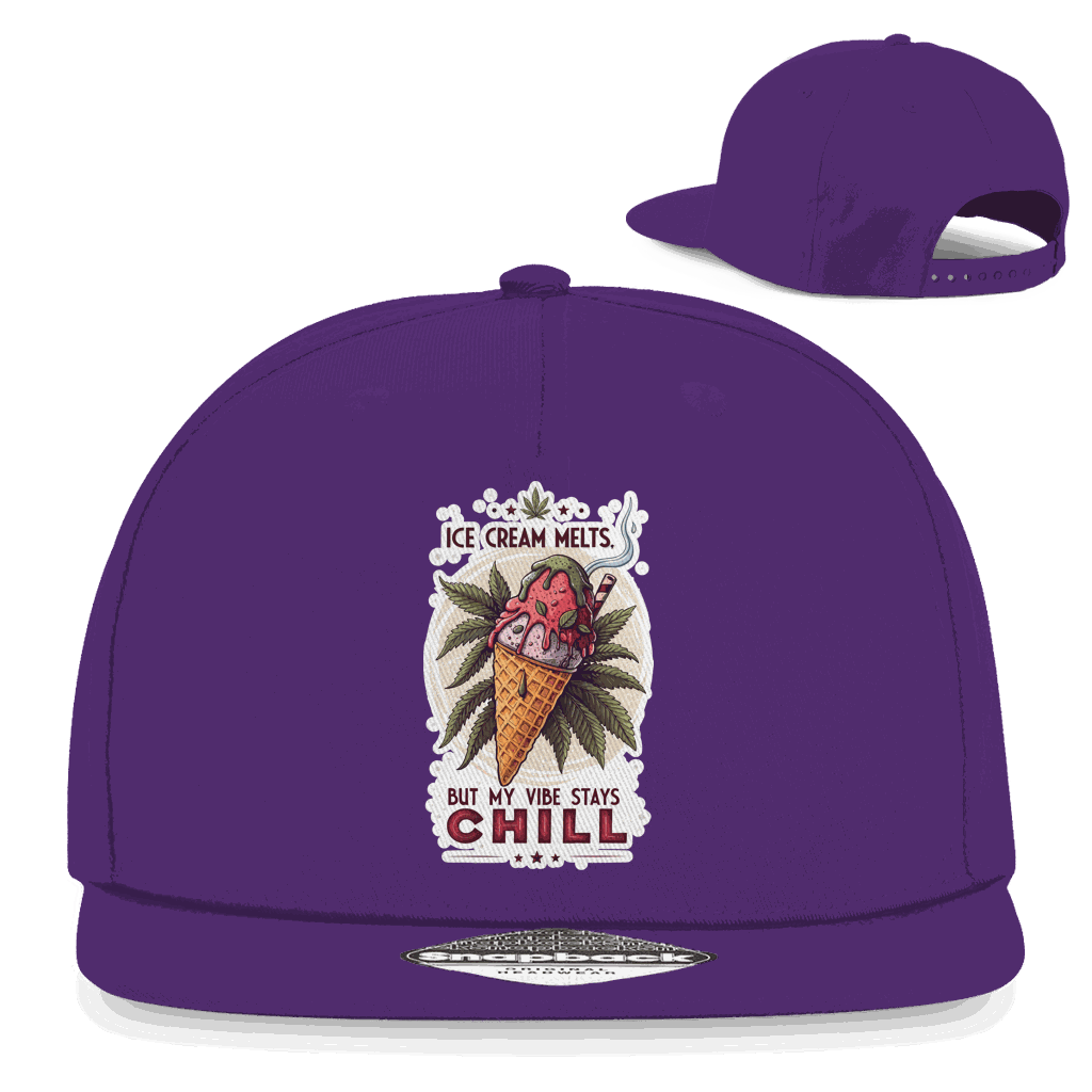 Snapback Rapper Cap - Ice Cream melts | Division420®