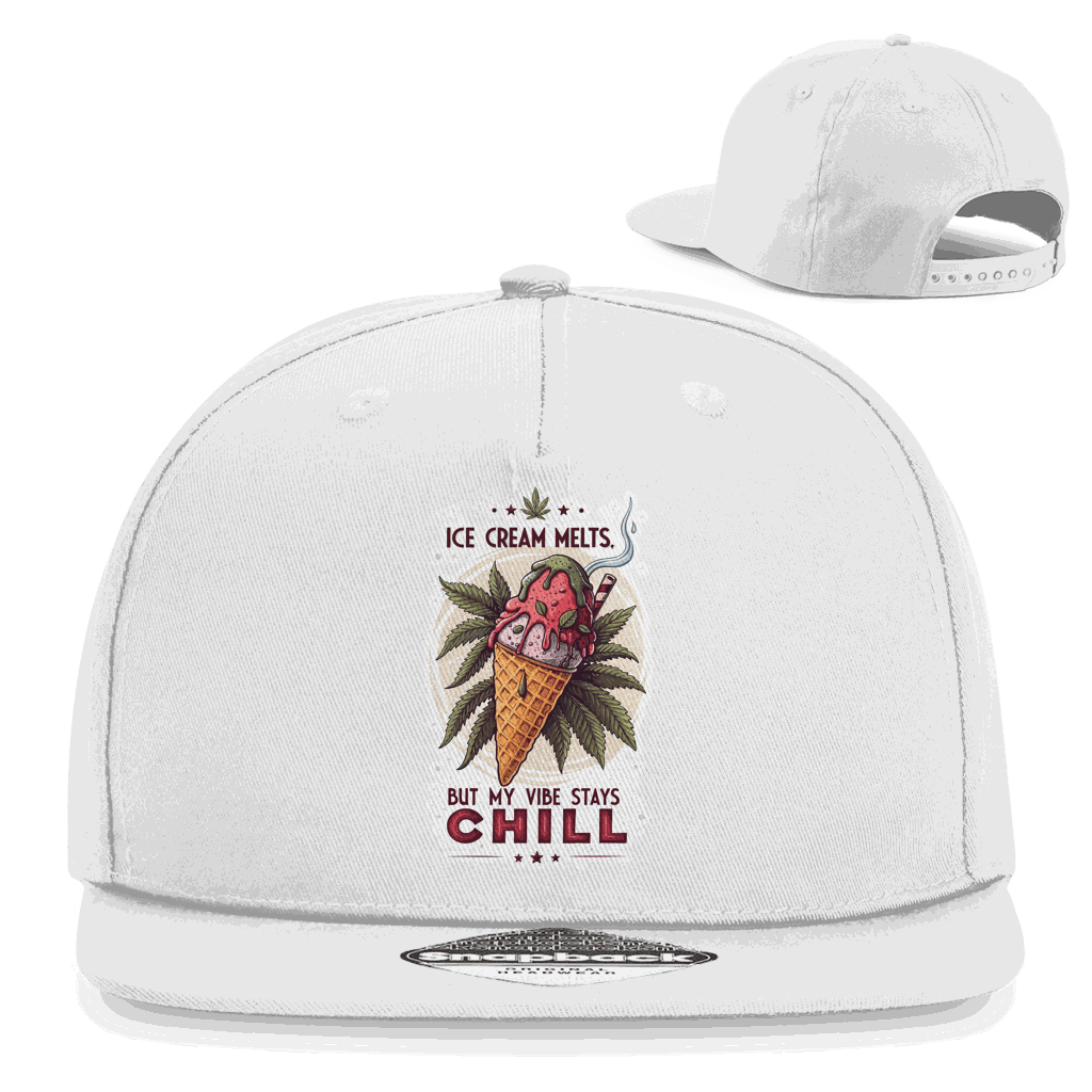 Snapback Rapper Cap - Ice Cream melts | Division420®