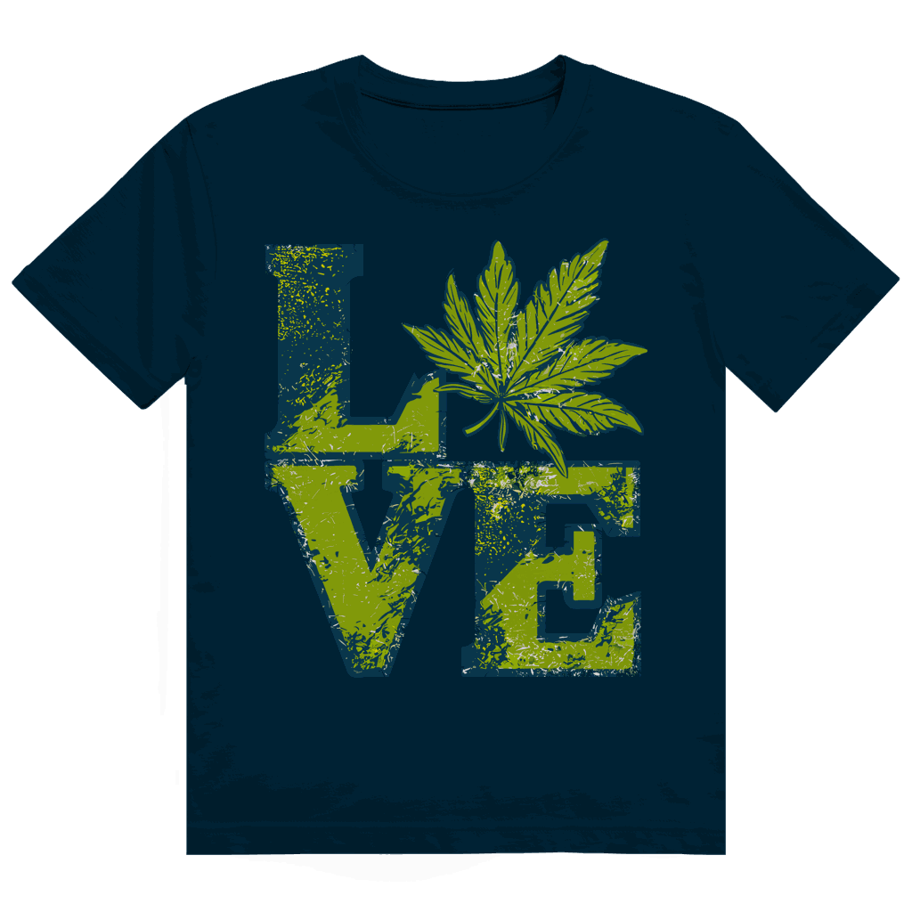 Heavy Cotton T-Shirt - Love Art Print | Division420®