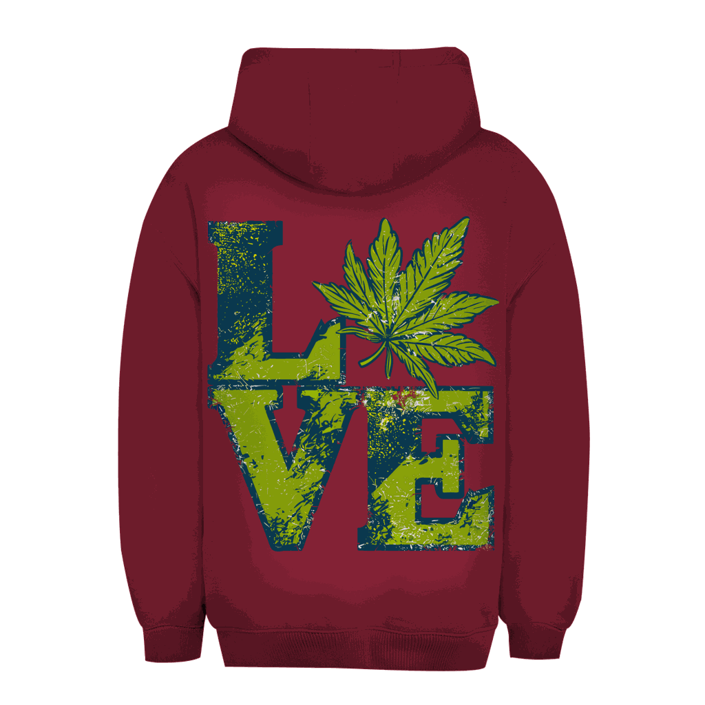 Unisex Oversize Hoodie - Love Art Print | Division420®