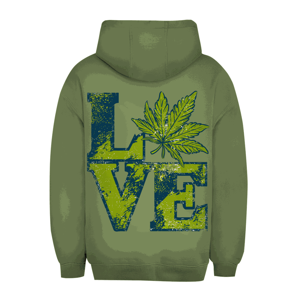 Unisex Oversize Hoodie - Love Art Print | Division420®