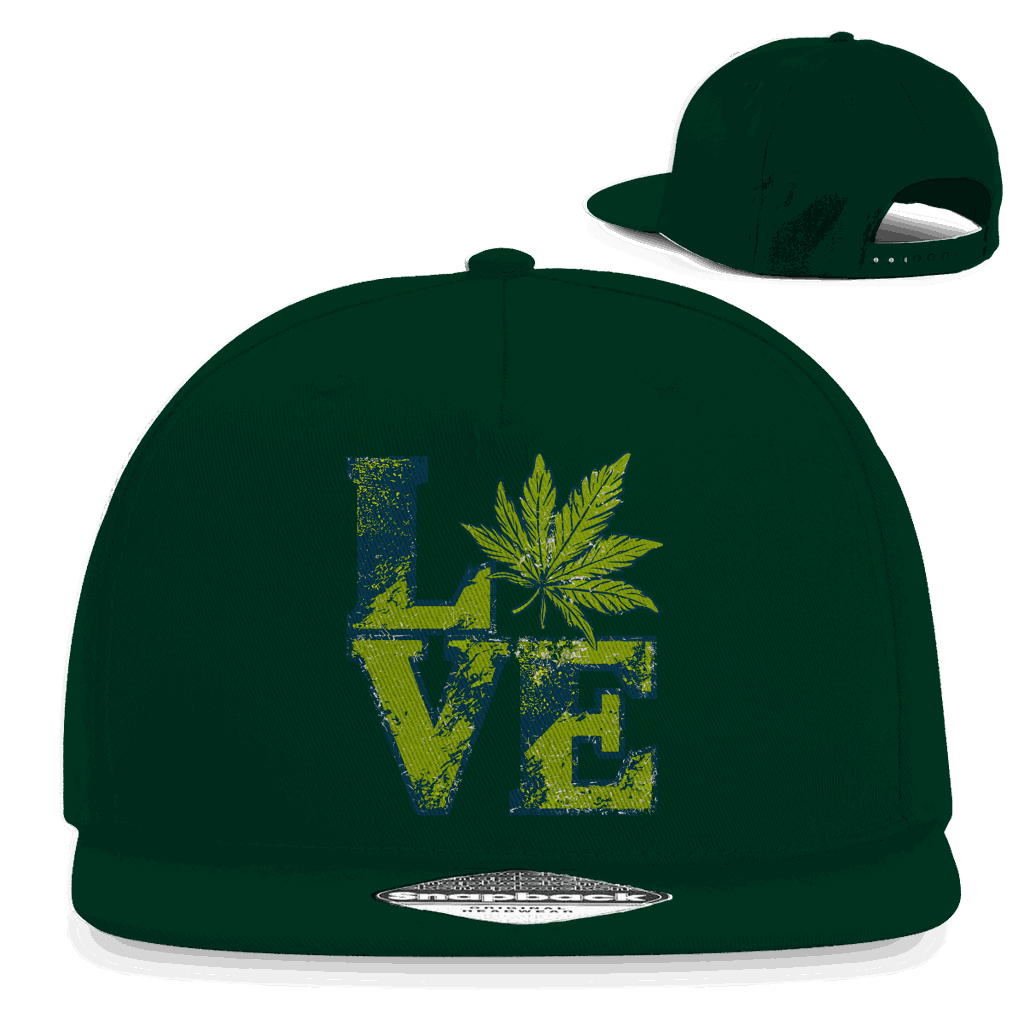 Snapback Rapper Cap - Love Art Print | Division420®