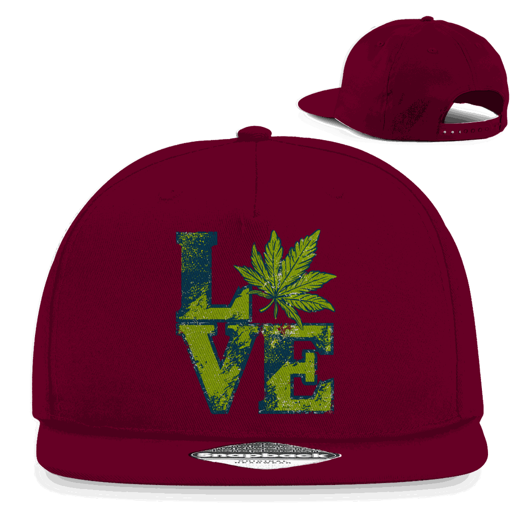 Snapback Rapper Cap - Love Art Print | Division420®