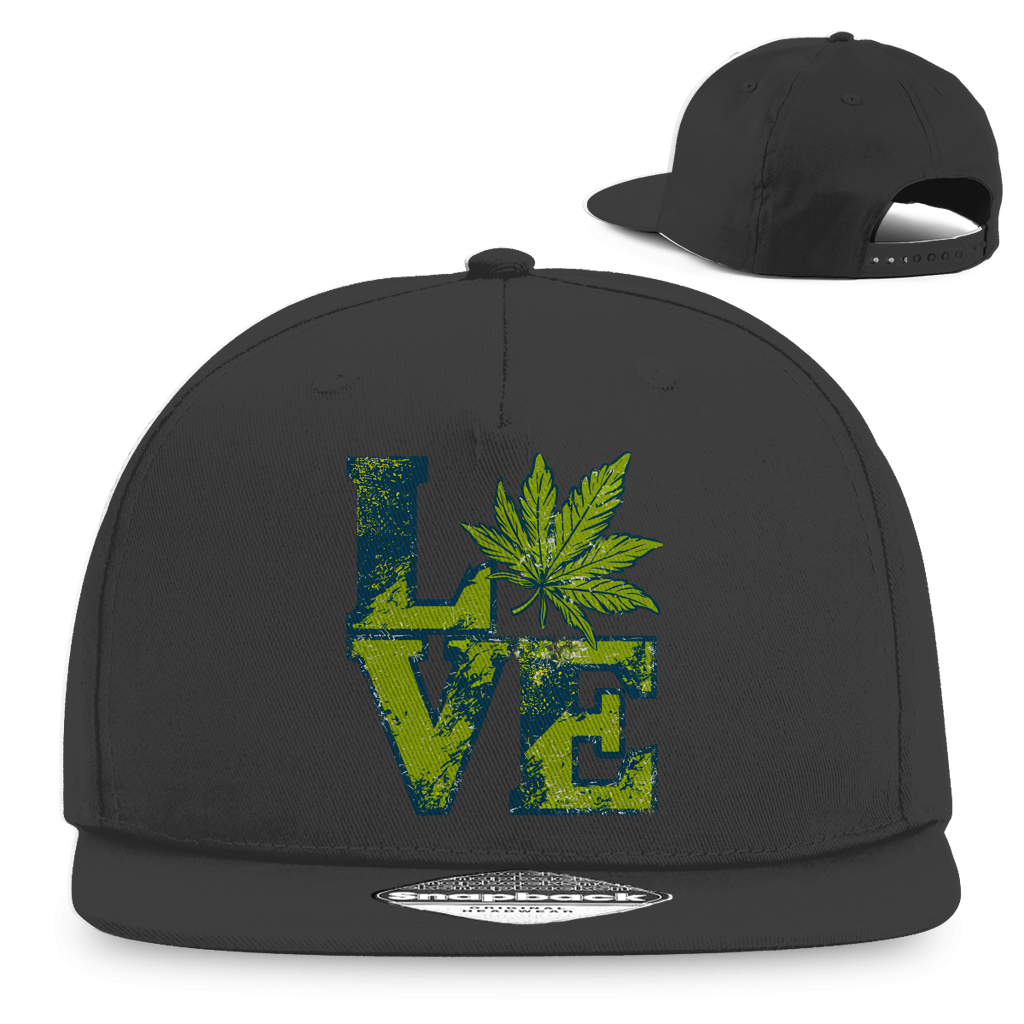 Snapback Rapper Cap - Love Art Print | Division420®