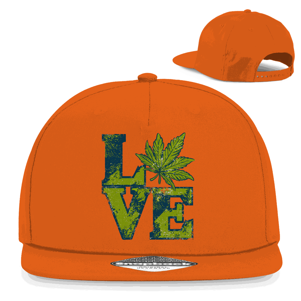 Snapback Rapper Cap - Love Art Print | Division420®