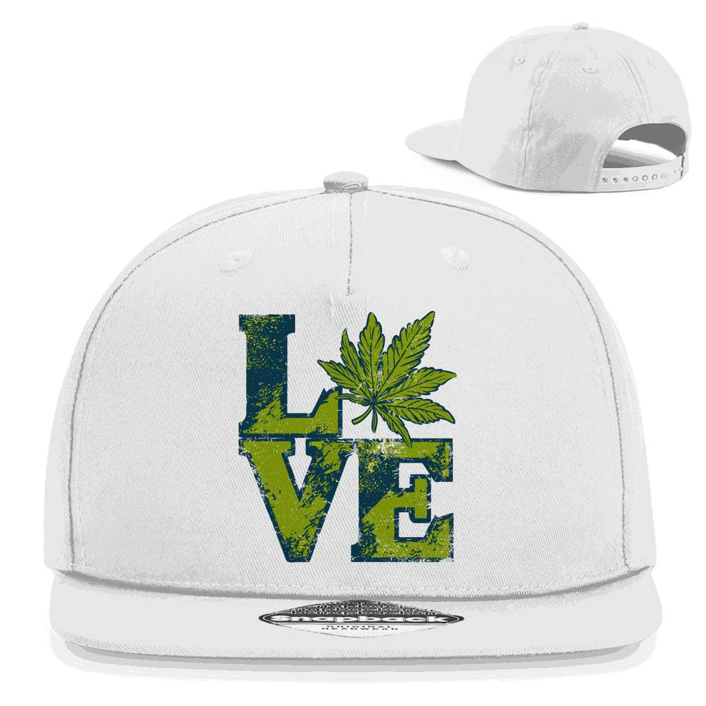 Snapback Rapper Cap - Love Art Print | Division420®