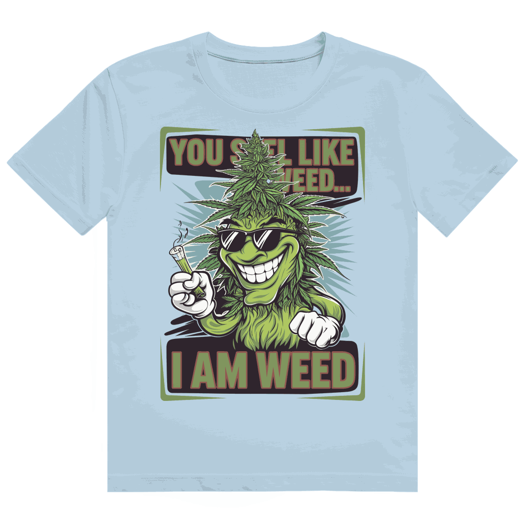 Heavy Cotton T-Shirt - You smell Like Weed | Division420®