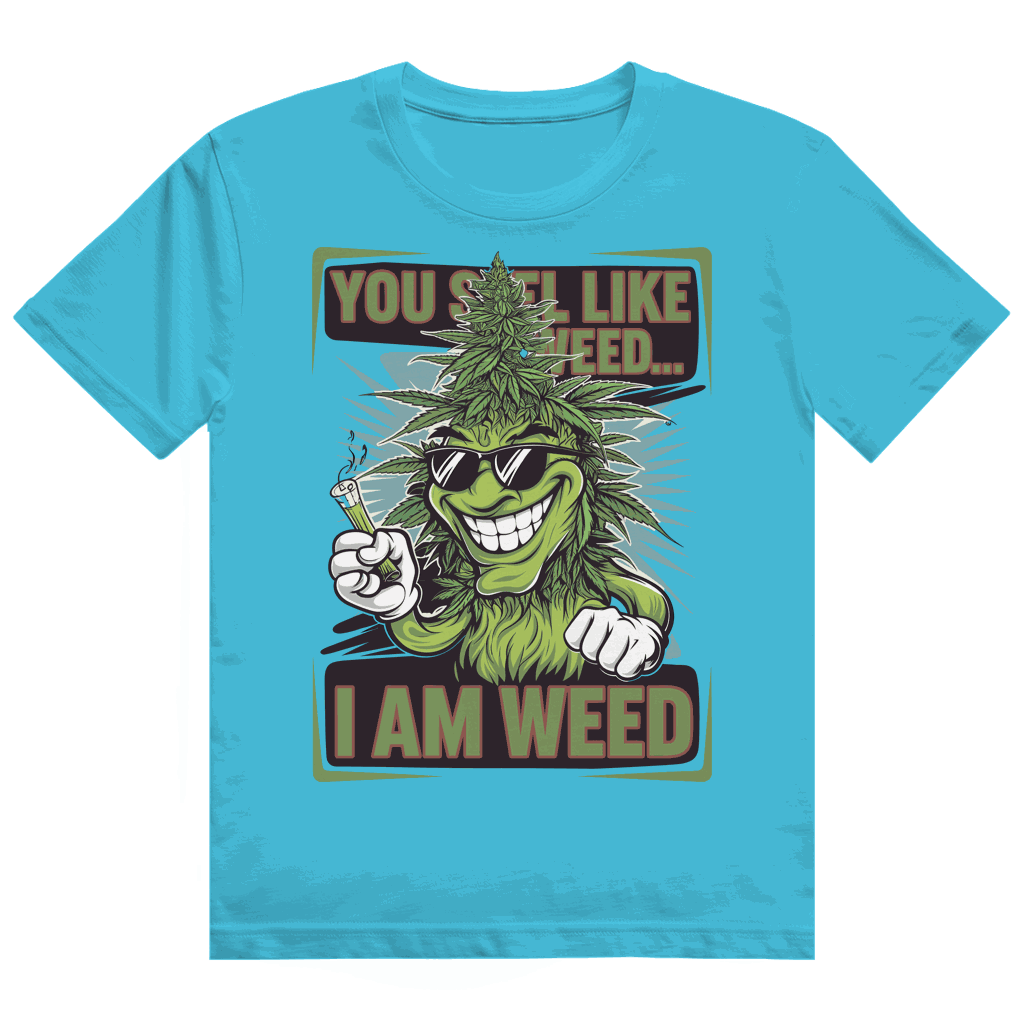 Heavy Cotton T-Shirt - You smell Like Weed | Division420®