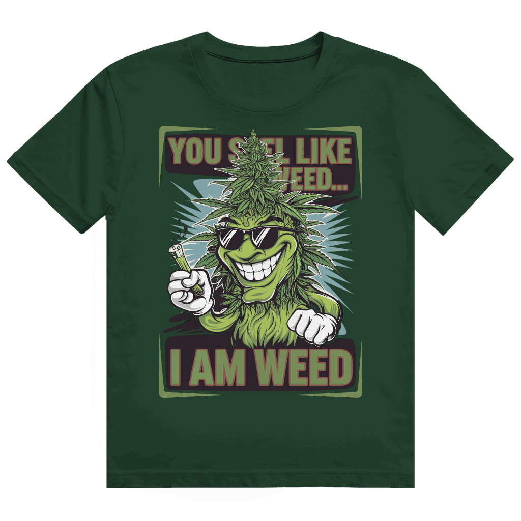 Heavy Cotton T-Shirt - You smell Like Weed | Division420®