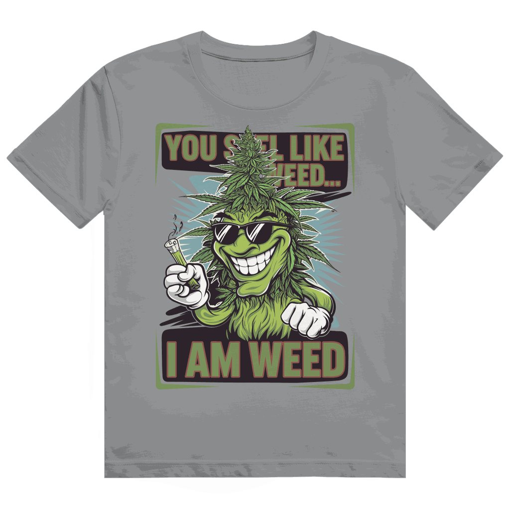 Heavy Cotton T-Shirt - You smell Like Weed | Division420®