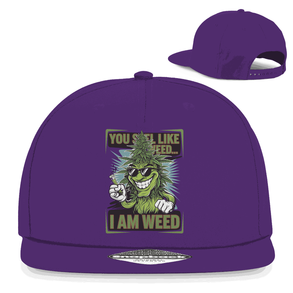 Snapback Rapper Cap - You smell Like Weed | Division420®