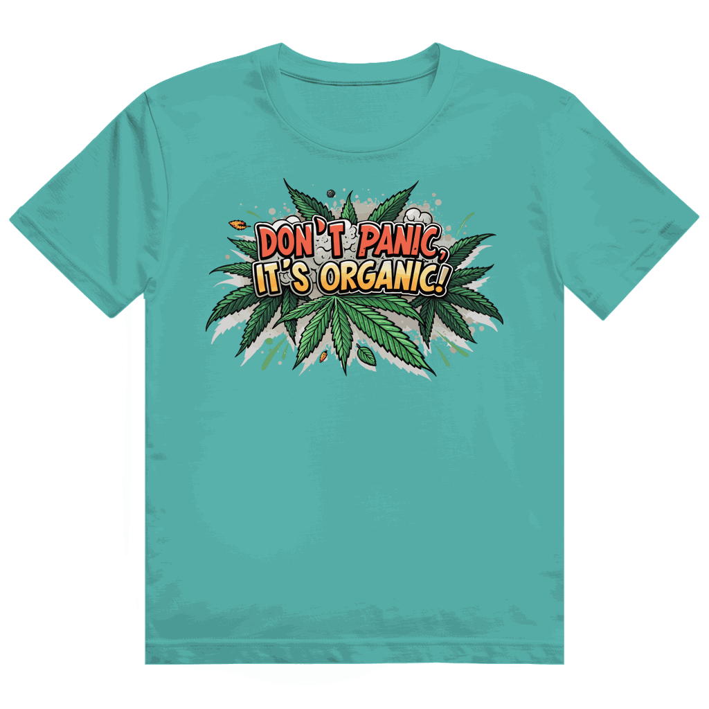 Heavy Cotton T-Shirt - Dont Panic its Organic | Division420®