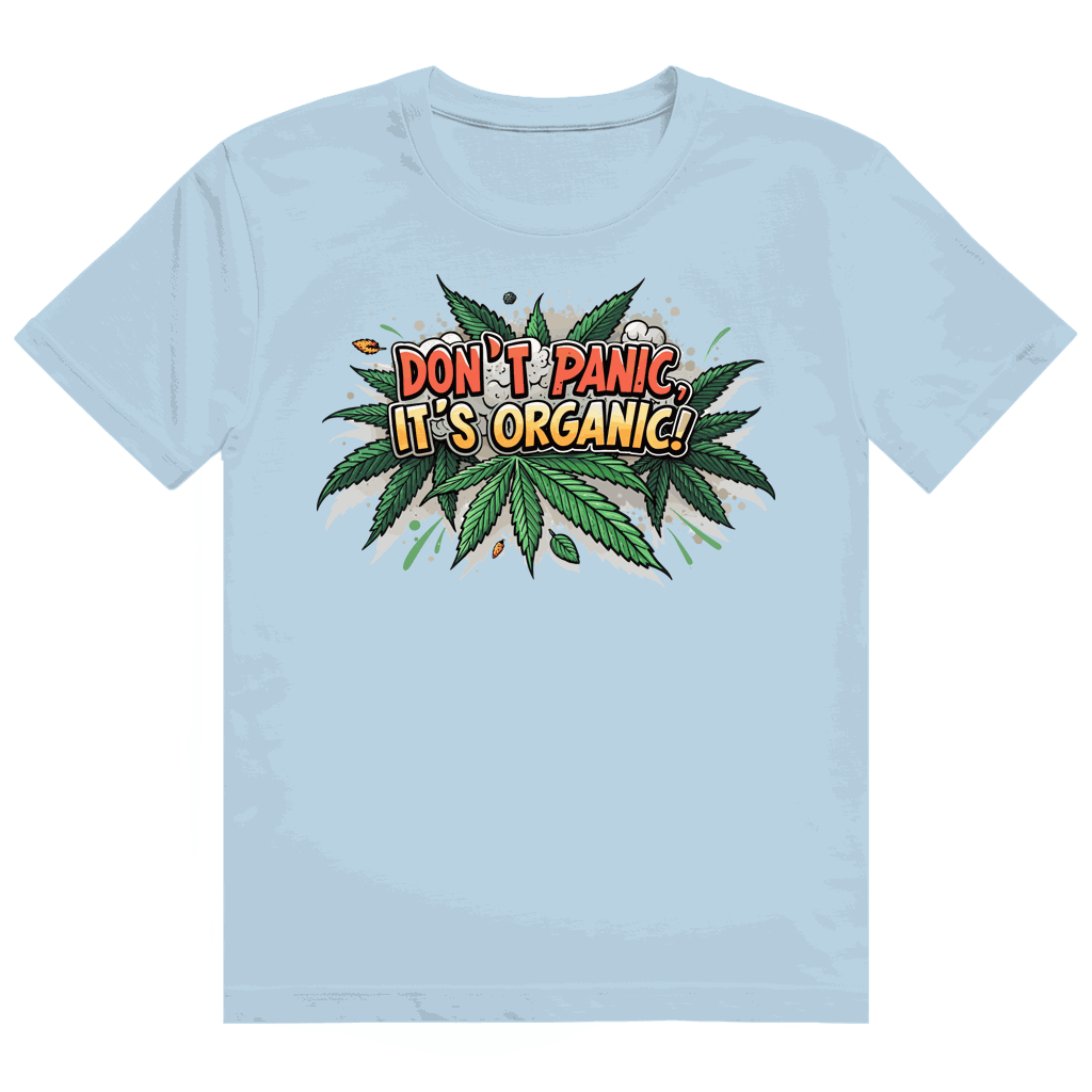 Heavy Cotton T-Shirt - Dont Panic its Organic | Division420®