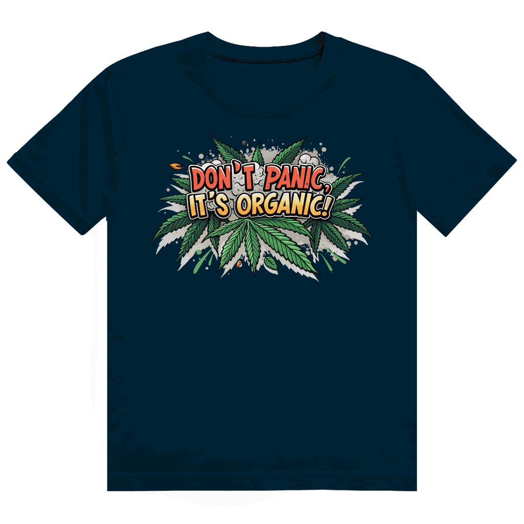 Heavy Cotton T-Shirt - Dont Panic its Organic | Division420®