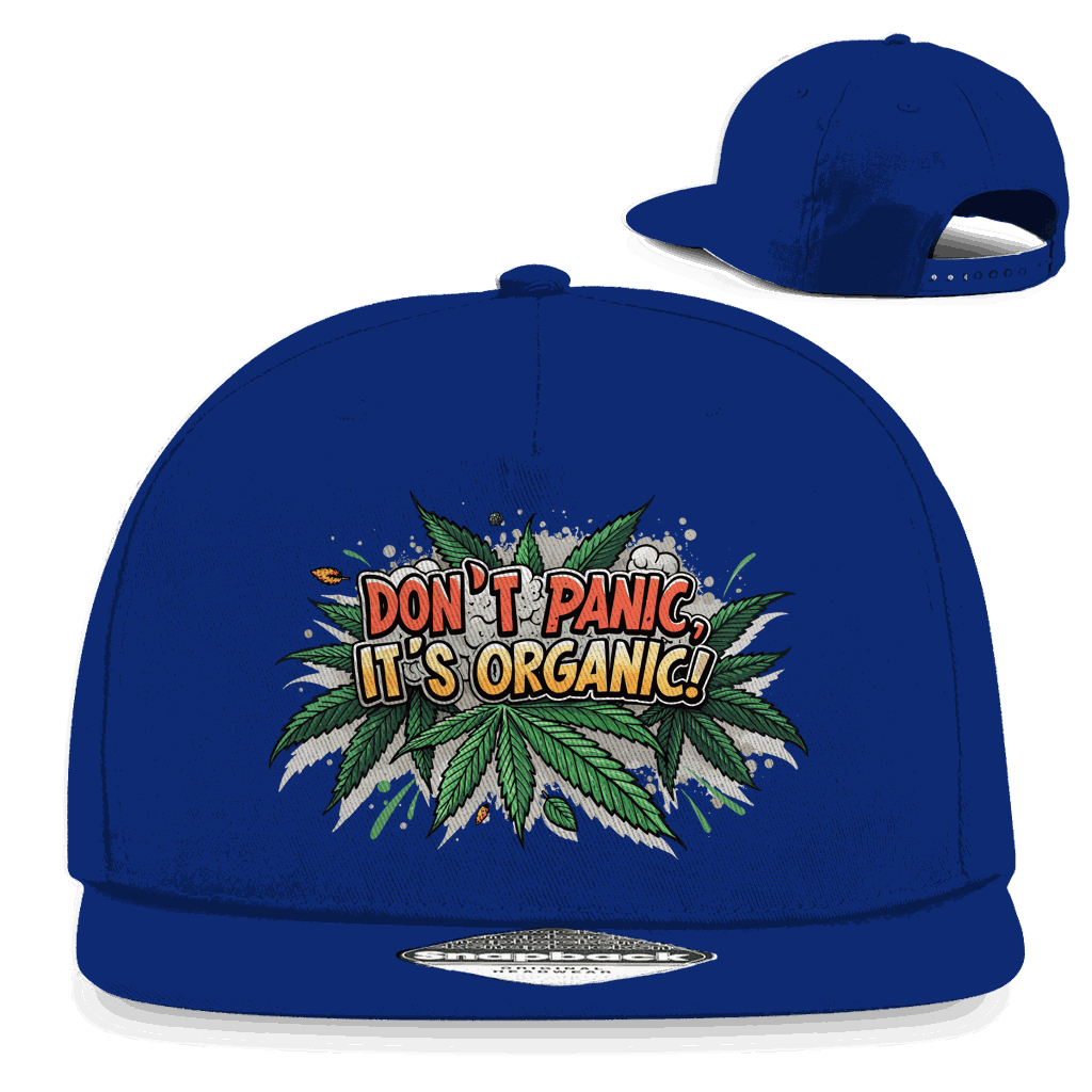 Snapback Rapper Cap - Dont Panic its Organic | Division420®