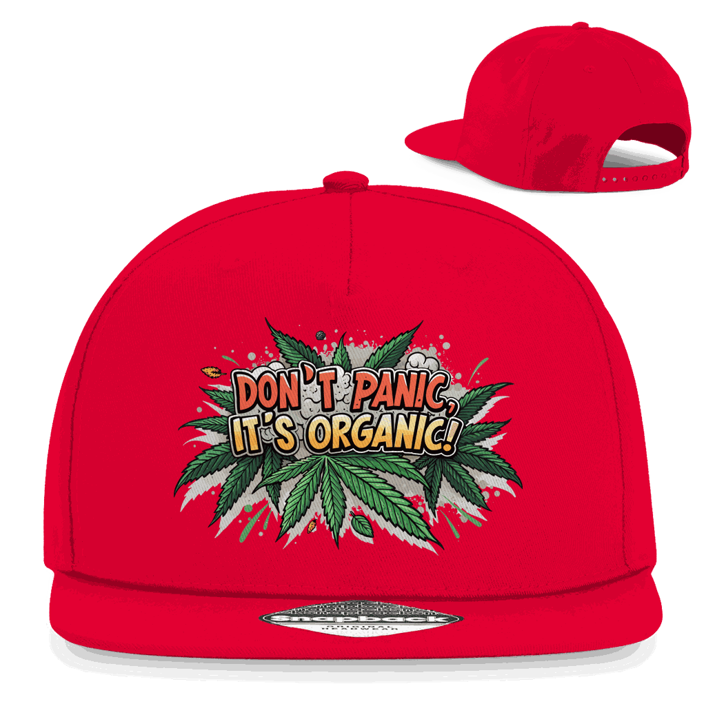 Snapback Rapper Cap - Dont Panic its Organic | Division420®
