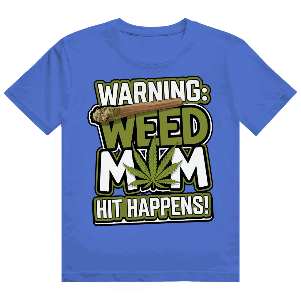 Heavy Cotton T-Shirt - Warning Weed Mom | Division420®