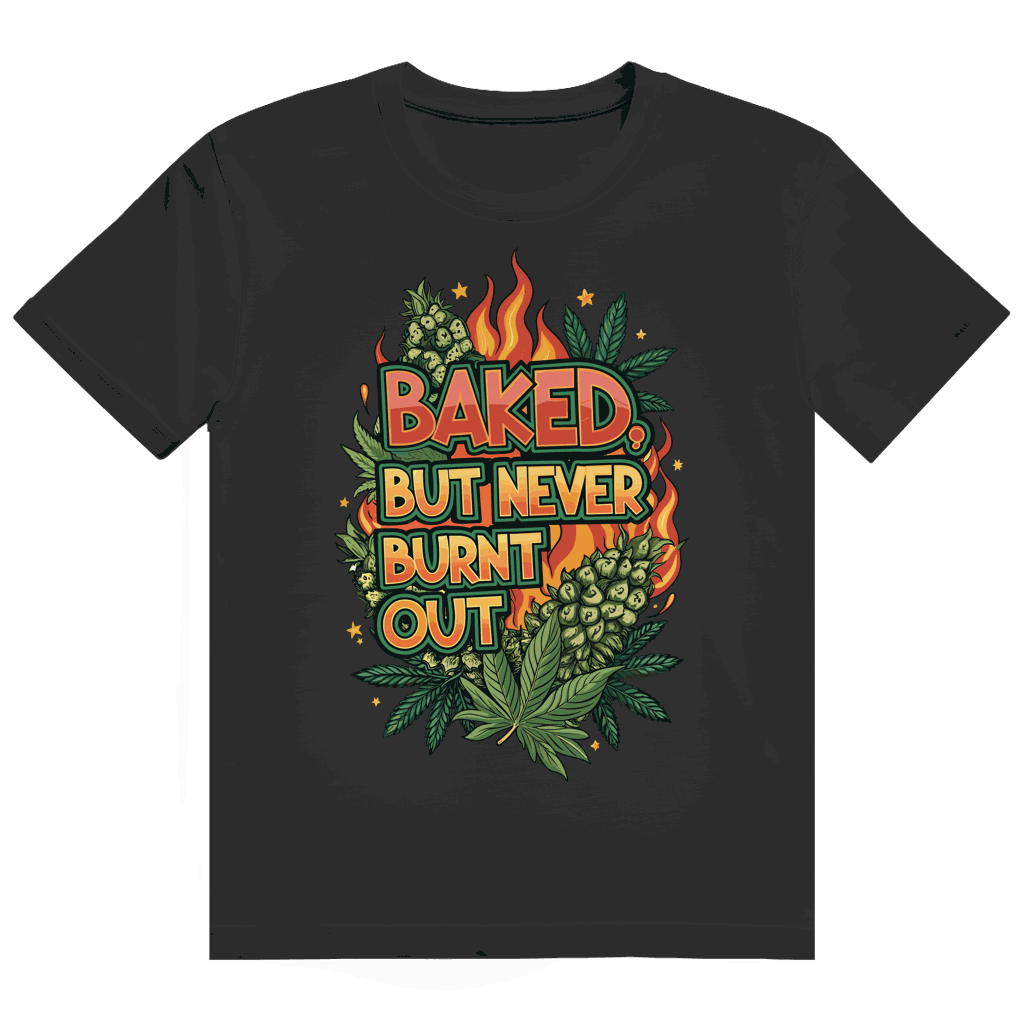 Heavy Cotton T-Shirt - Baked, but never burn out | Division420®