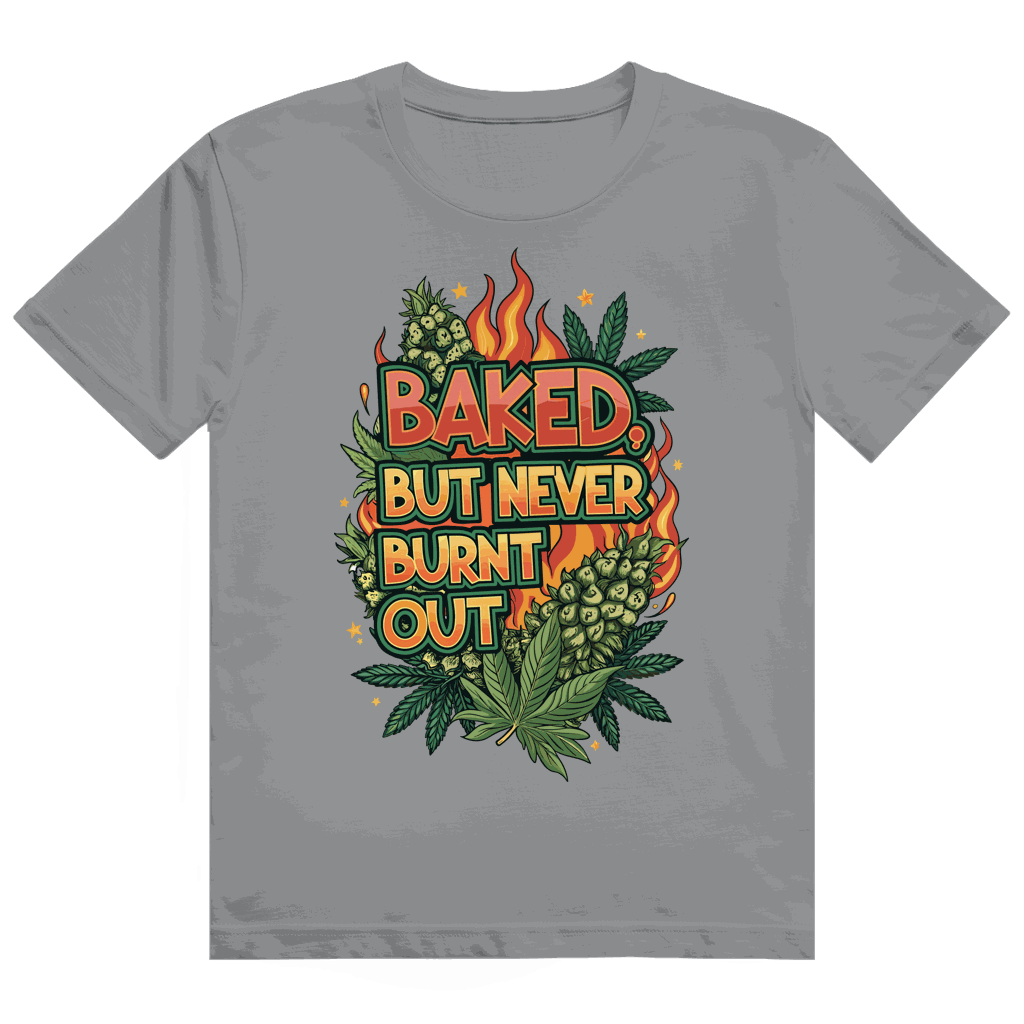 Heavy Cotton T-Shirt - Baked, but never burn out | Division420®