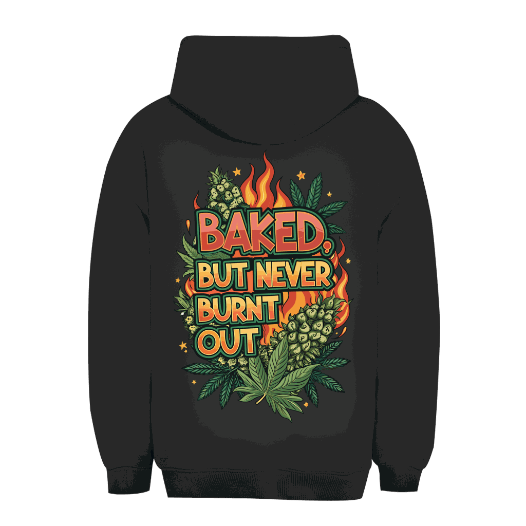 Unisex Oversize Hoodie - Baked, but never burn out | Division420®