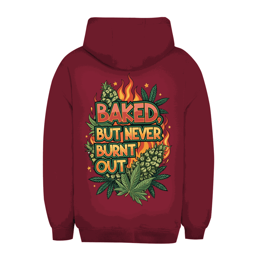 Unisex Oversize Hoodie - Baked, but never burn out | Division420®