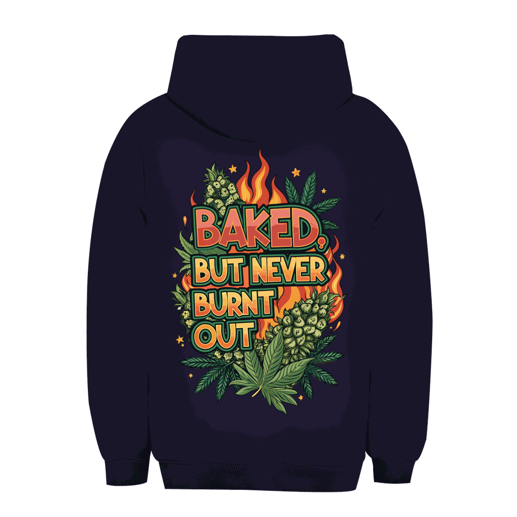 Unisex Oversize Hoodie - Baked, but never burn out | Division420®