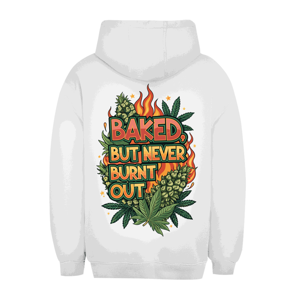 Unisex Oversize Hoodie - Baked, but never burn out | Division420®