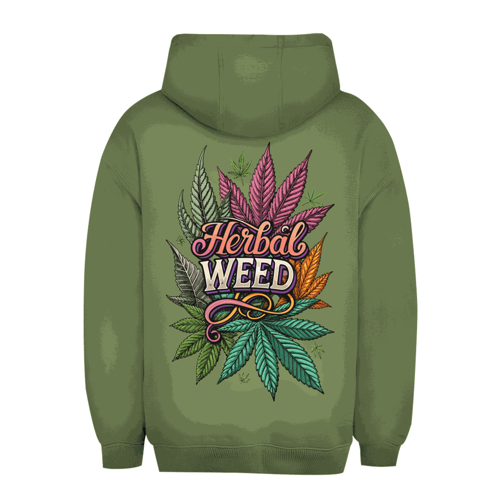 Unisex Oversize Hoodie - Herbal Weed | Division420®