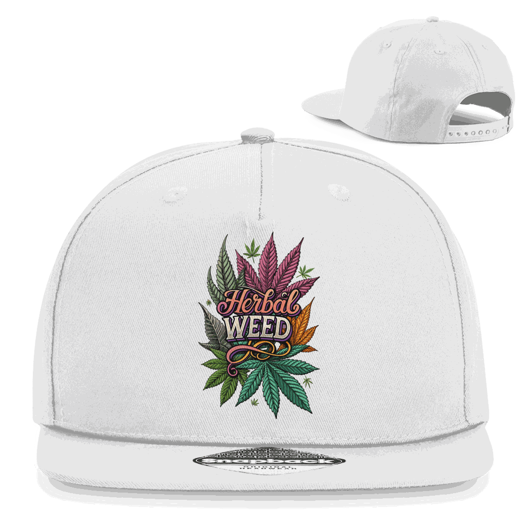 Snapback Rapper Cap - Herbal Weed | Division420®