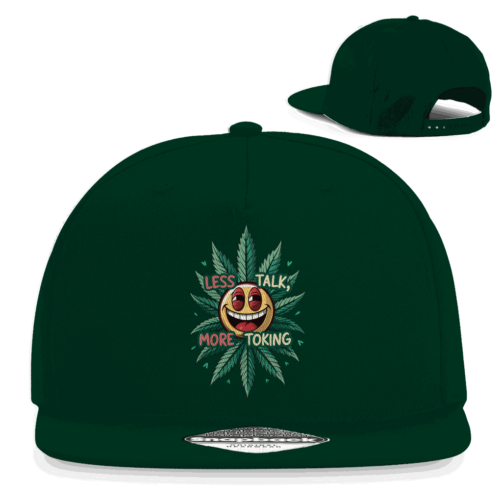 Snapback Rapper Cap - Less talk, more toking | Division420®