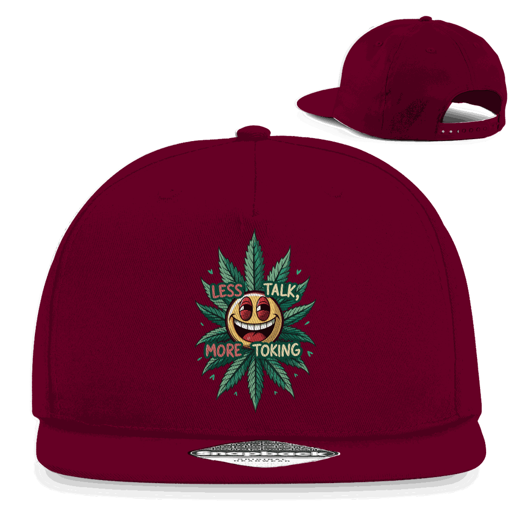 Snapback Rapper Cap - Less talk, more toking | Division420®