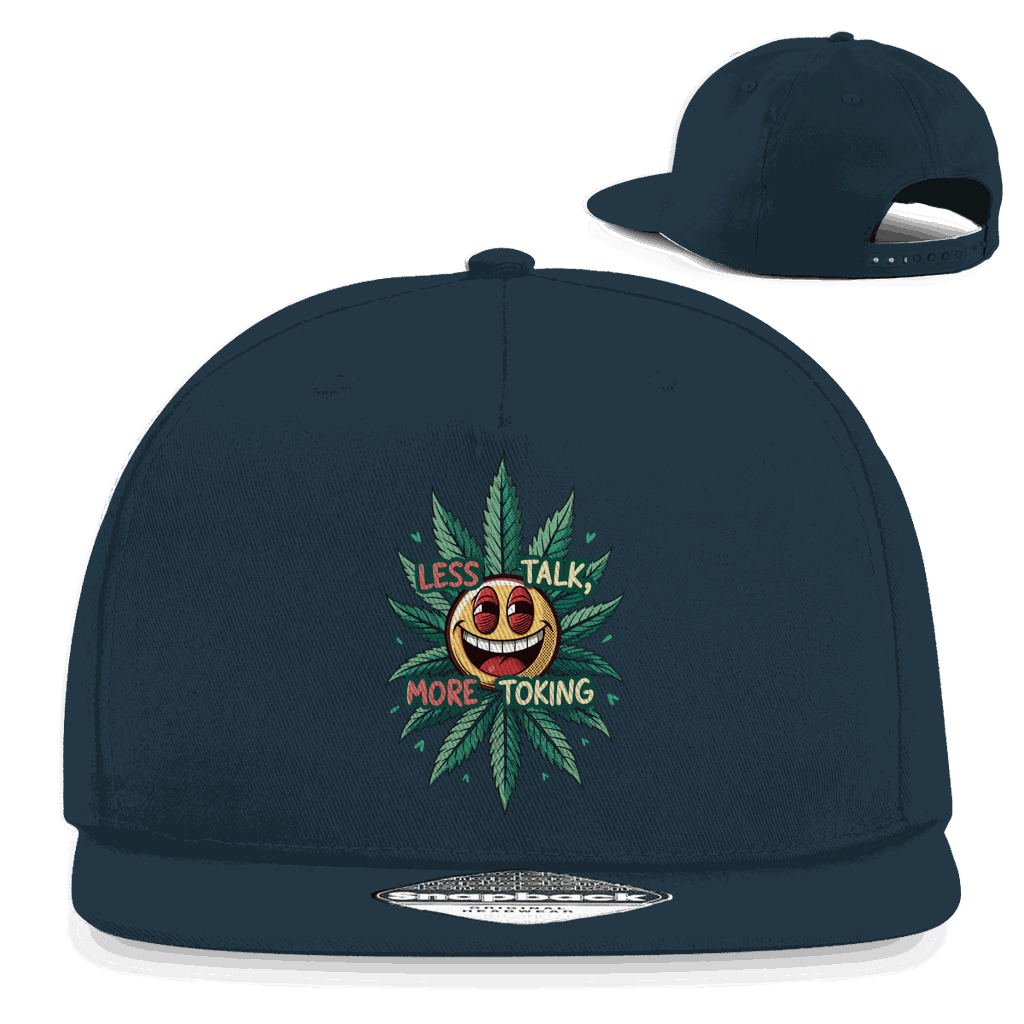 Snapback Rapper Cap - Less talk, more toking | Division420®
